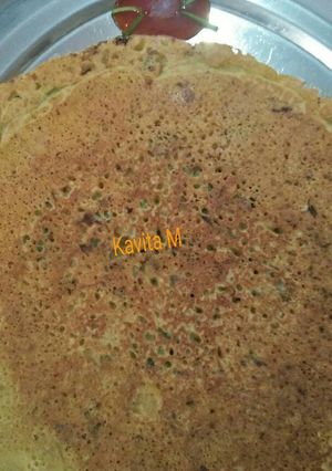 A picture of Veg omelette.