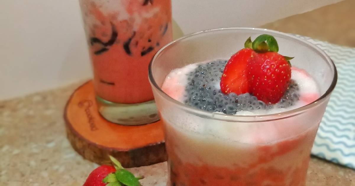 22 resep sago dessert strawberry enak dan mudah Cookpad