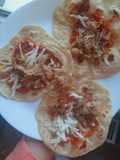 Taco cu sos salsa și carne de porc