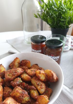 Foto resep Roasted potato wedges (air fryer)