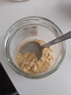 Una foto de Parmesano de anacardos