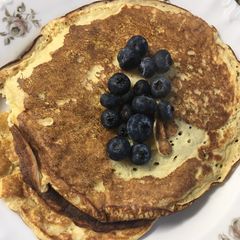A picture of Keto friendly Pancakes.