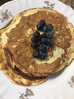 A picture of Keto friendly Pancakes.