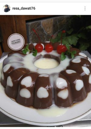 Foto resep Puding pulkadot