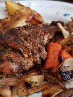 Una foto de Conejo al horno