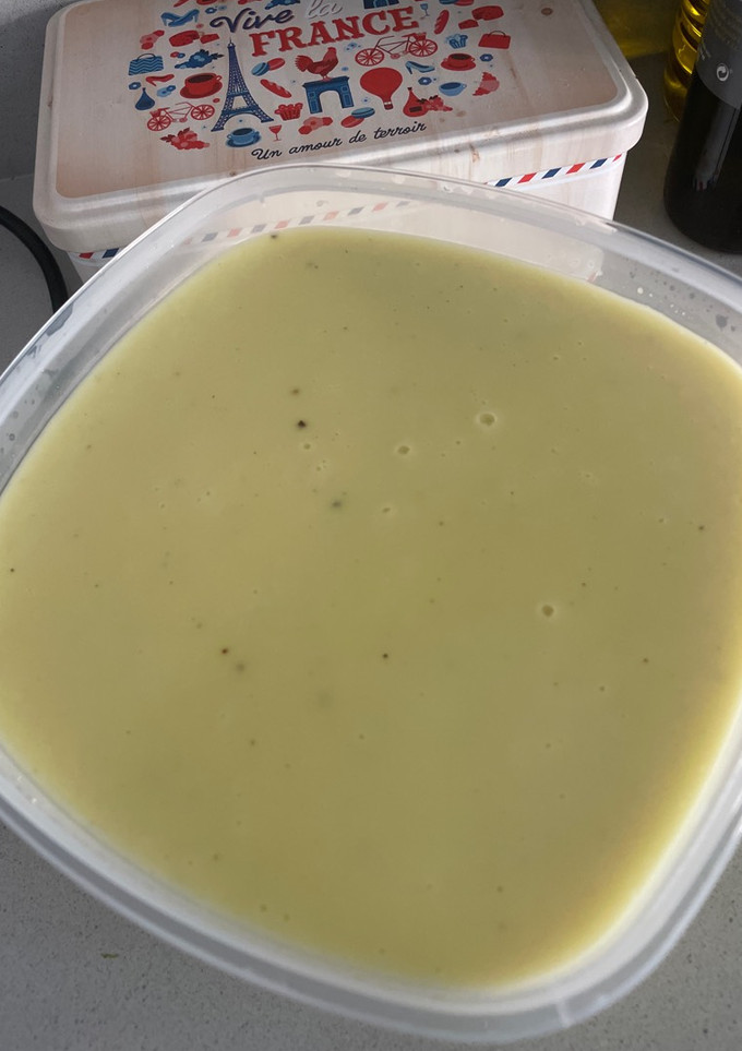 Una foto de Crema de calabacín