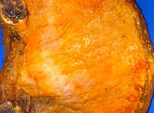 Una foto de Chuleta frita en airfryer