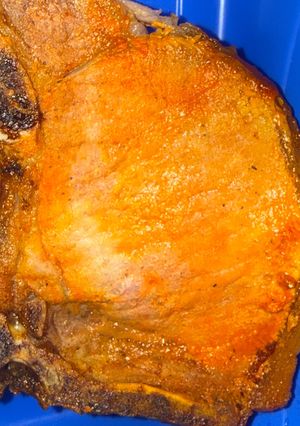Una foto de Chuleta frita en airfryer