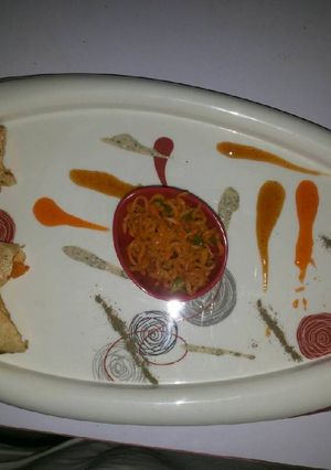 A picture of Maggi roll.