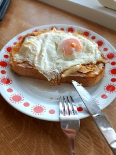 Francia reggeli, croque monsieur recept fotója