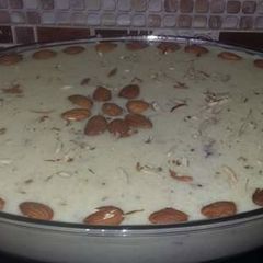 A picture of Badami kheer.