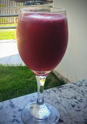 Foto de Suco de melancia com água de Coco