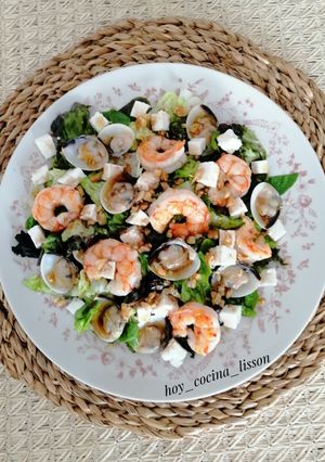 Una foto de Ensalada de almejas