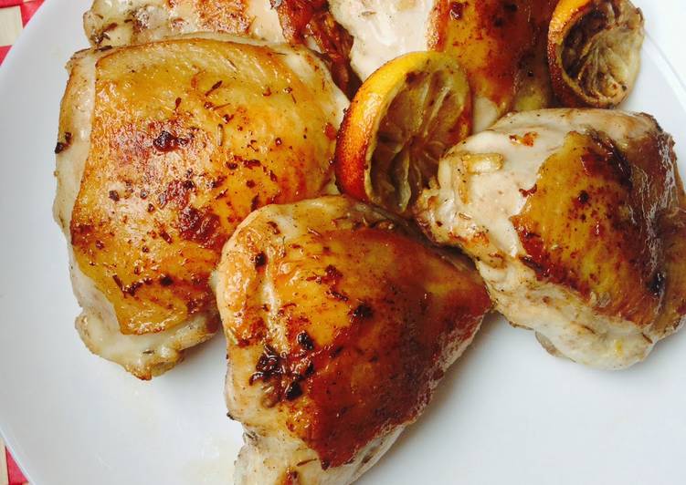 Lemon Thyme Chicken &amp; Mashed Squash