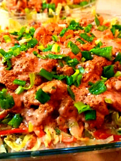 A picture of Chicken Bbq Rice.