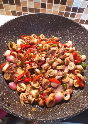 Foto resep Cumi Asin Masak Cabe
