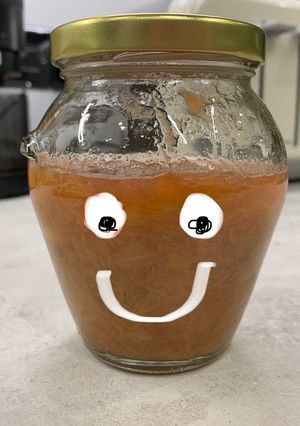 A picture of Not complicated rhubarb compote.