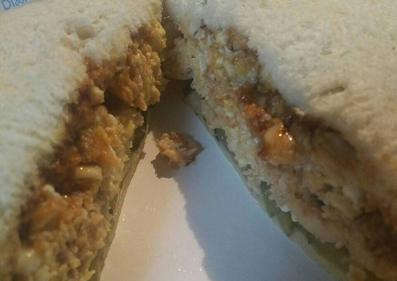 Fried Egg and Salmon Sandwich