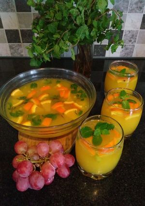 Foto resep Es Jeruk Nanas