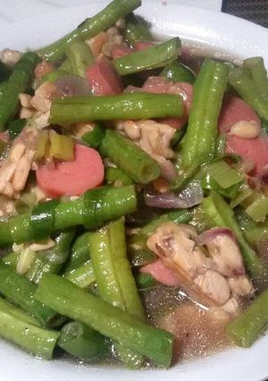 Foto resep Tumis kacang panjang