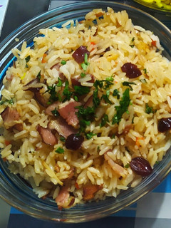 Una foto de Arroz con Arándanos