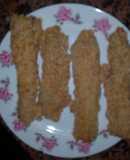 Tronquitos de acelga empanados al horno