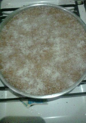 صورة لوصفة بسبوسة بالجوزالهندى