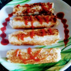 Bread paneer rolls A picture of Bread paneer rolls.