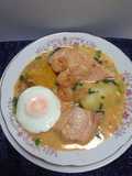 Chupe de Salmón con Camarones!
