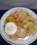 Chupe de Salmón con Camarones!