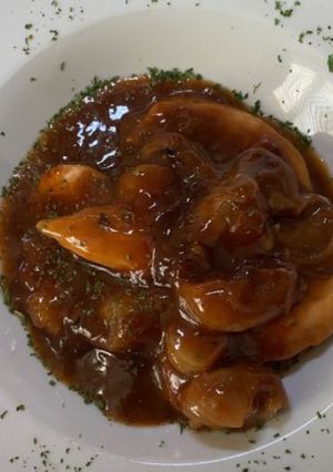 A picture of Summer-Rai’s not a rabbit Greek Stifado.