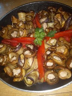 صورة لوصفة باذنجان ملفوف