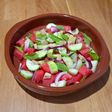 Ensalada de verano con sandía x