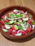 Ensalada de verano con sandía x