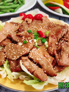 照燒豬肉片(水波爐料理) 的食譜成品照片
