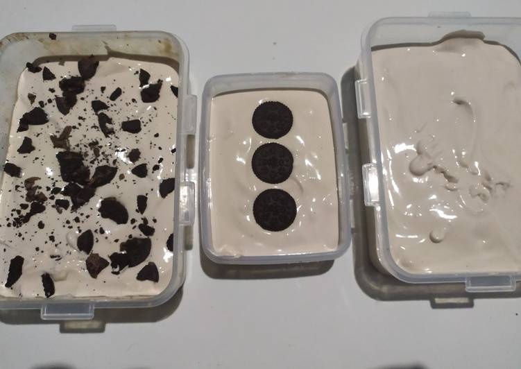 Bagaimana Membuat Es Krim Milo Lembut Simple #dirumahaja, Enak