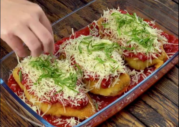 Comment Cuisiner Escalopes farcies sur un lit de sauce tomate