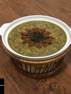 عکسی از دستور سوپ خمیر (hamur çorbası)
