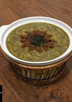 عکسی از دستور سوپ خمیر (hamur çorbası)