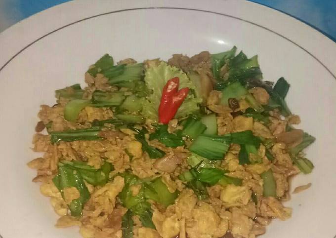 Anti Ribet, Buat Orak arik telur pakcoy simpel Praktis