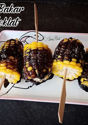Foto resep Jagung Bakar Saos Coklat (snack anak simple)