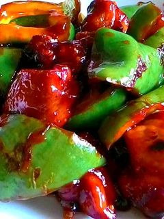 青椒糖醋豬肉 的食譜成品照片