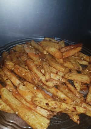 A picture of Crispy masaledar finger chips.