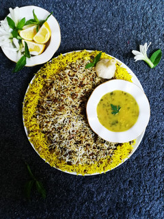 عکسی از دستور پلو شوشتری..... (با گوشت چرخ كرده)