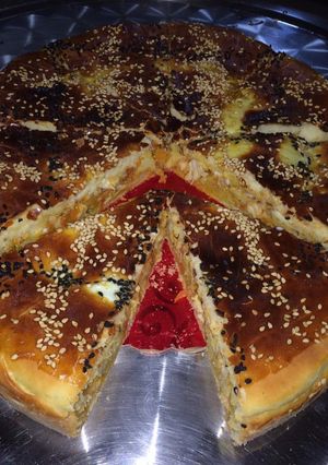 صورة لوصفة فطيرة محشية