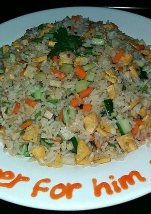 Hình của món Cơm chiên vetula (vét tủ lạnh) siêu nhanh.