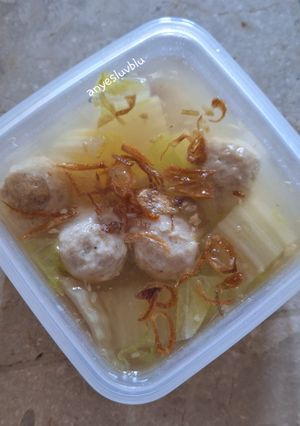 Foto resep 349. Sup Baso Sawi
