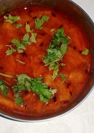 पापड़ की सब्जी (papad ki sabzi recipe in Hindi) रेसिपी मुख्य फोटो