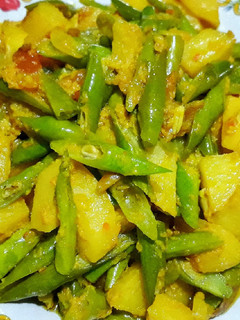 Foto resep Buncis Kentang Bumbu Acar