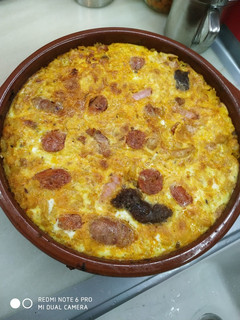 Una foto de Arroz con costra